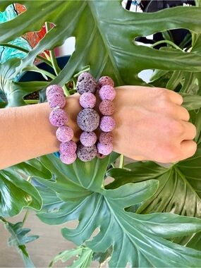 Lava Stone Bracelet (one)